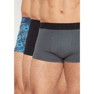Pack 3 B&oacute;xers Algod&oacute;n P393.267-azu