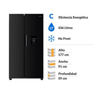 Refrigerador Side By Side Mabe Msc480lmrps0 / No Frost / 436 Litros / C
