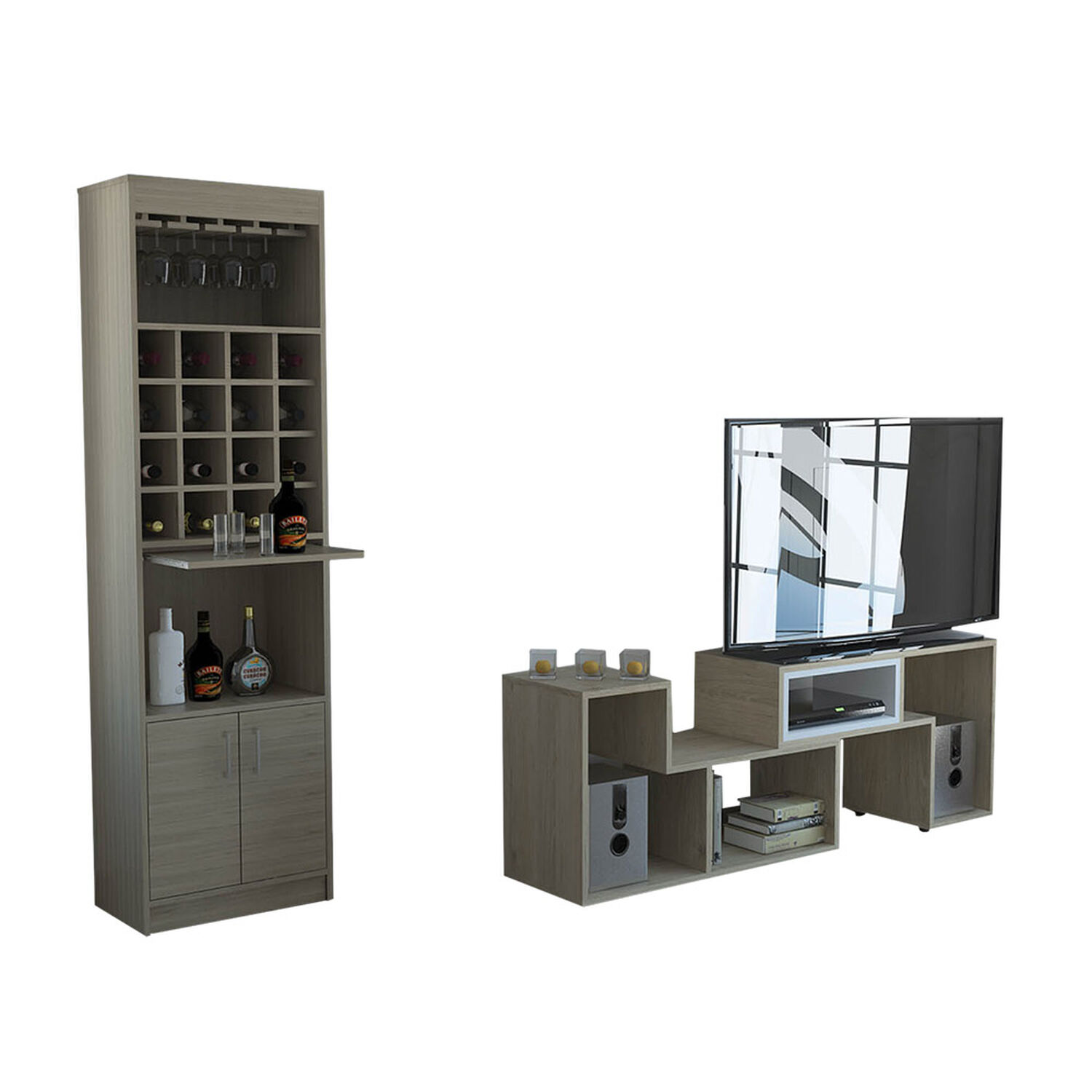 Combo Rack Extensible Casa Ideal Beijing + Bar Casa Ideal Kava image number 0.0