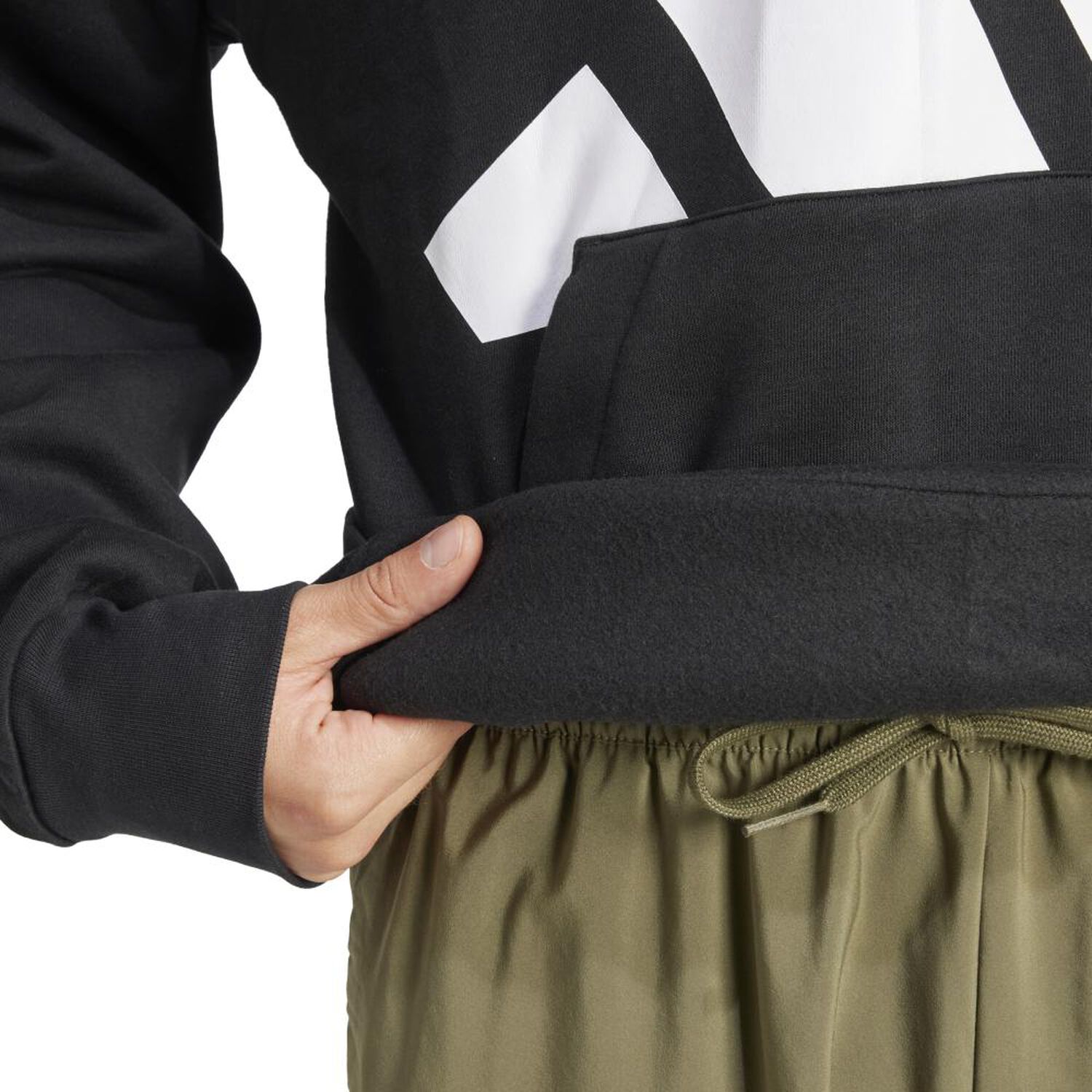 Poler&oacute;n Con Capucha Hombre Essentials Big Logo Fleece Adidas image number 6.0