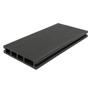Pack De 5 Deck Exterior Wpc Color Gris Oscuro
