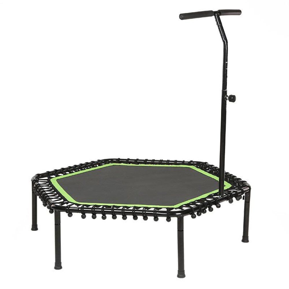 Trampolin Fitness Hexagonal Con Mango Soporte 115cm Amarillo image number 3.0