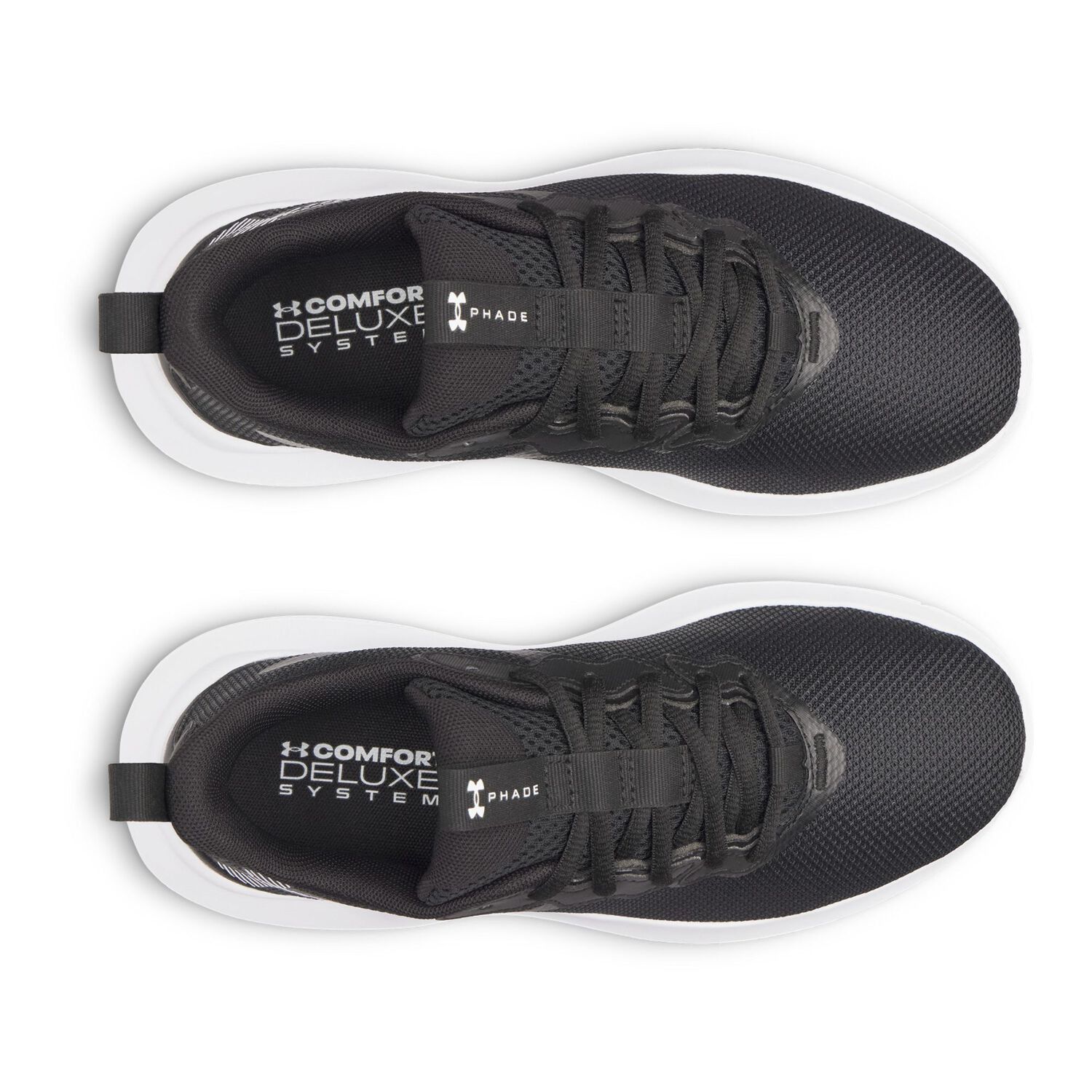 Zapatilla Under Armour W Phade Rn 4 Hombre Negro image number 3.0