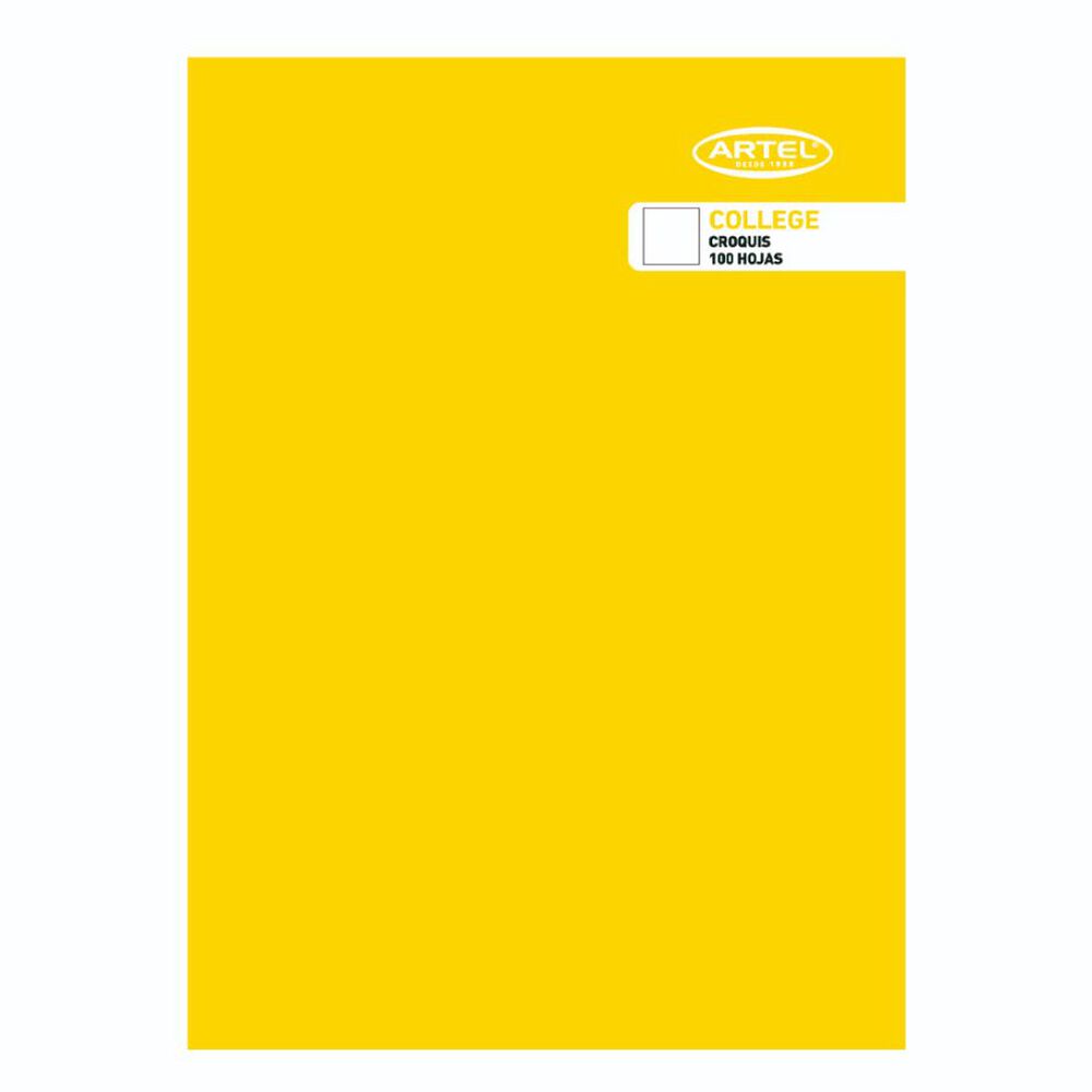 Cuaderno College Croquis 100 Hojas Artel image number 0.0