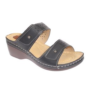 Sandalia Confort Negro Modelo Italiano Art. 5ask73321black