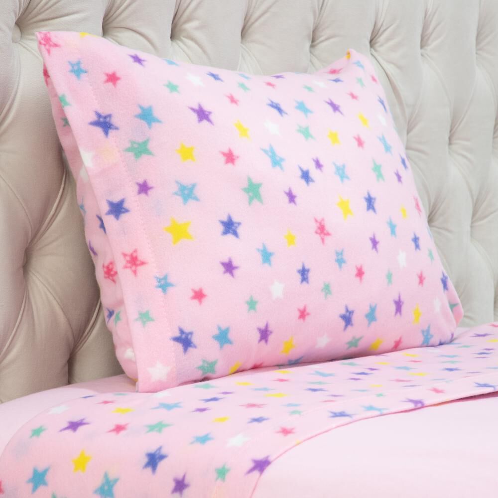 Juego De Sábanas Polar Casaideal Kids Stars / 1.5 Plazas image number 1.0