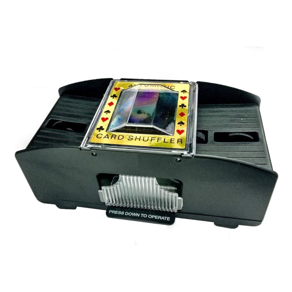 Mezclador De Cartas Eléctrico Para Póker Y Blackjack image number 0.0