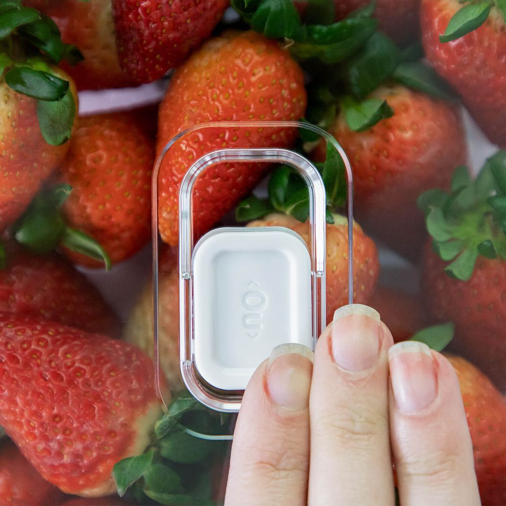 Organizador De Refrigerador Clear Fresh Con Tapa 30 X 15 X 7 Cm image number 2.0