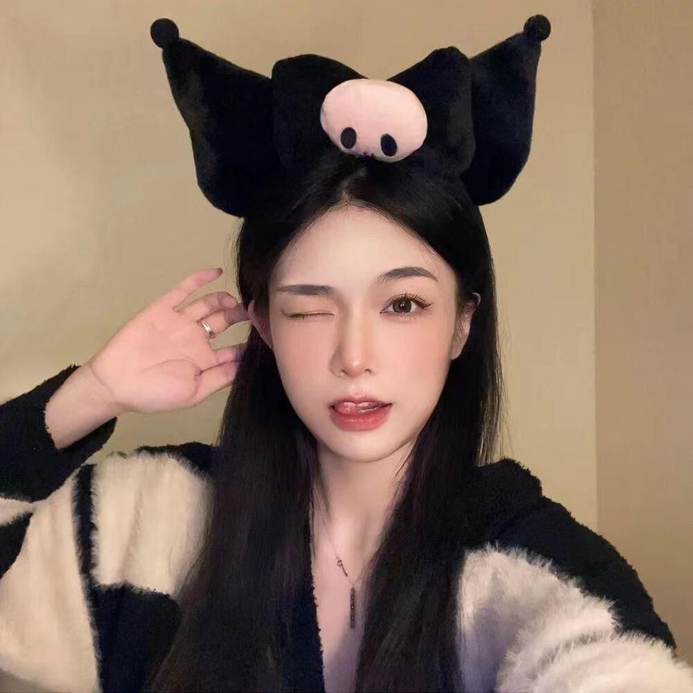 Cintillo Diadema Felpa My Kuromi Melody Kawaii image number 1.0