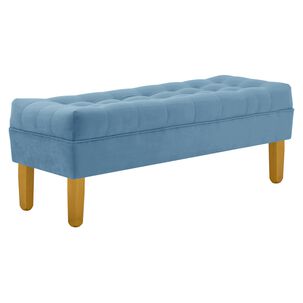Banqueta Wood 2c Felpa 01 | Pata Dorada