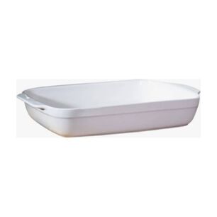 Fuente Ceramica P/horno Blanca