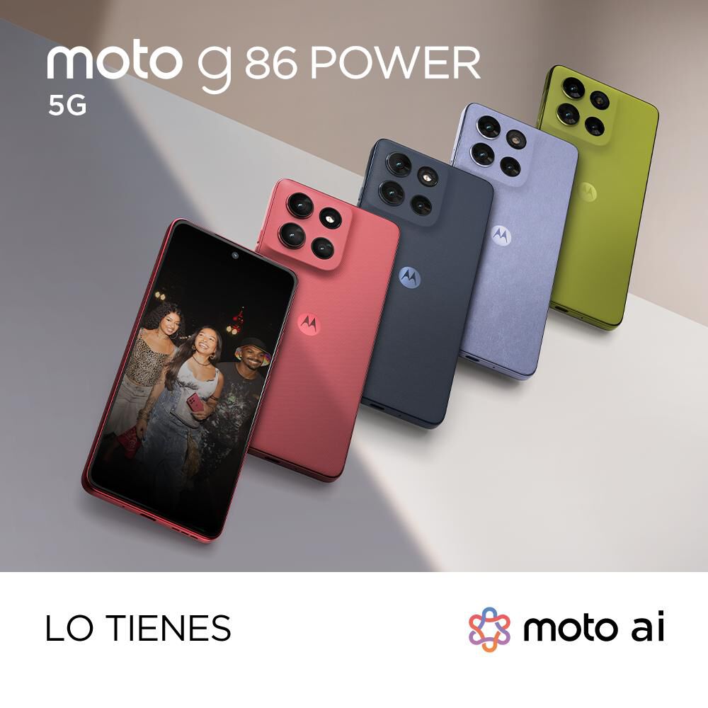 Smartphone Motorola Moto G86 Power / 5G / 256 GB / Azul / Liberado image number 2.0