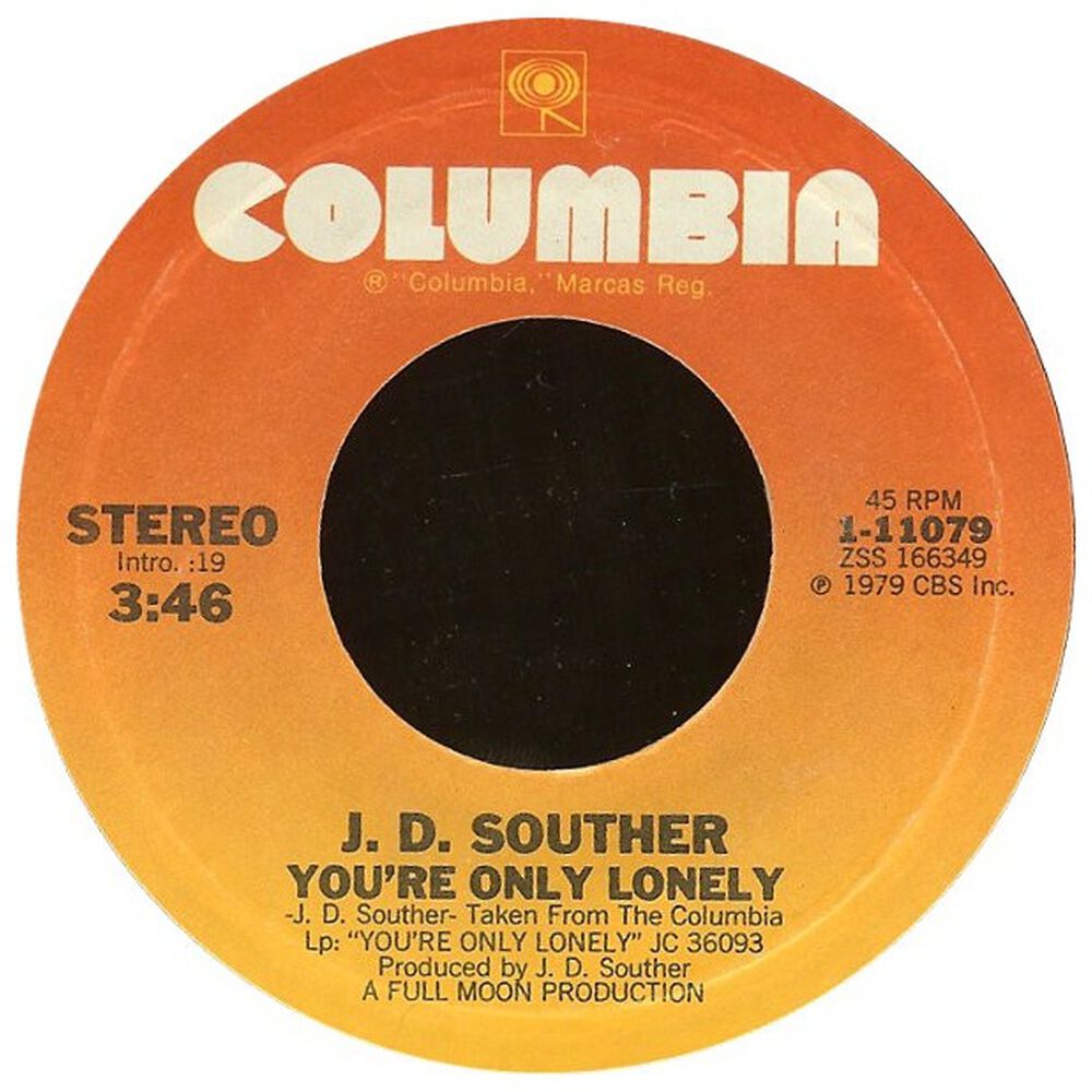 J.d. Souther - You're Only Lonely | 7" Single Usado image number 0.0