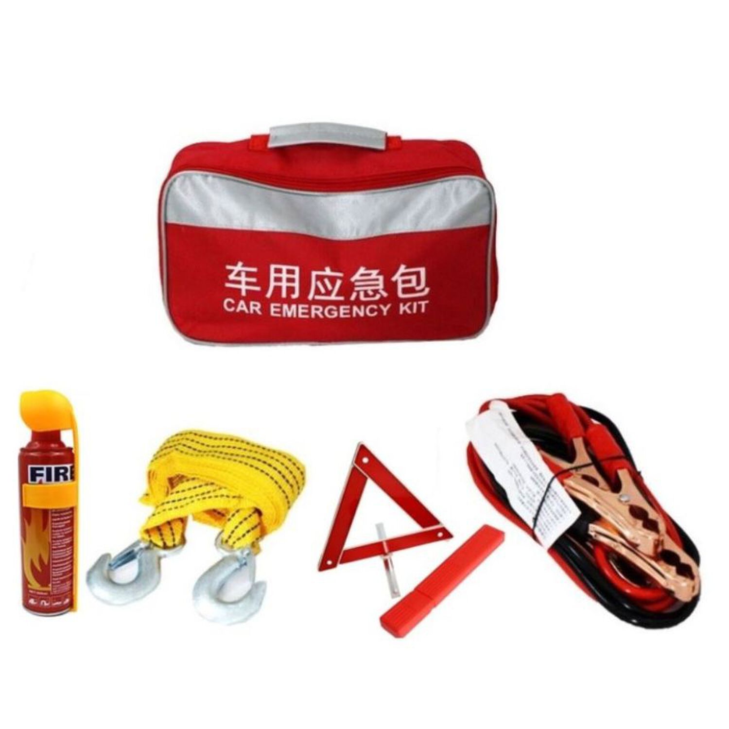 Kit De Emergencia Para Auto Camion Con Extintor Y Chaleco image number 4.0