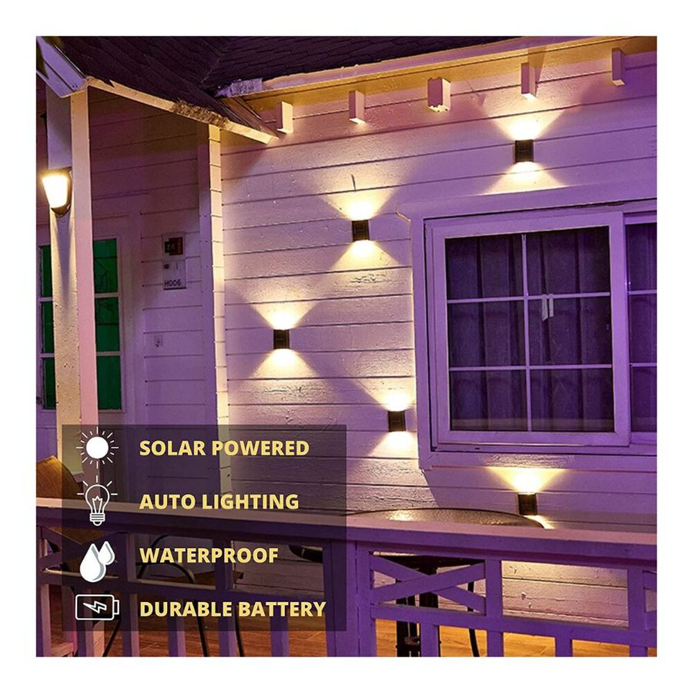 Pack 2 Luces Solares Foco Doble Para Exteriores image number 3.0