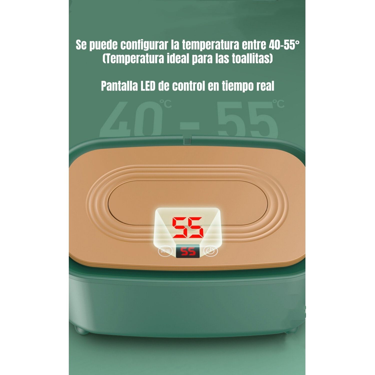 Calentador De Toallas H&uacute;medas Wipes Blanco By Lubabycas image number 6.0