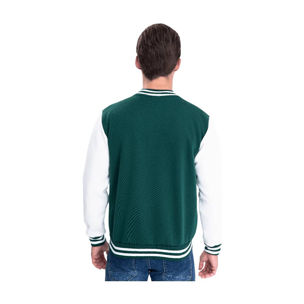 Chaqueta Poleron Universitaria Hombre Nigeria image number 4.0