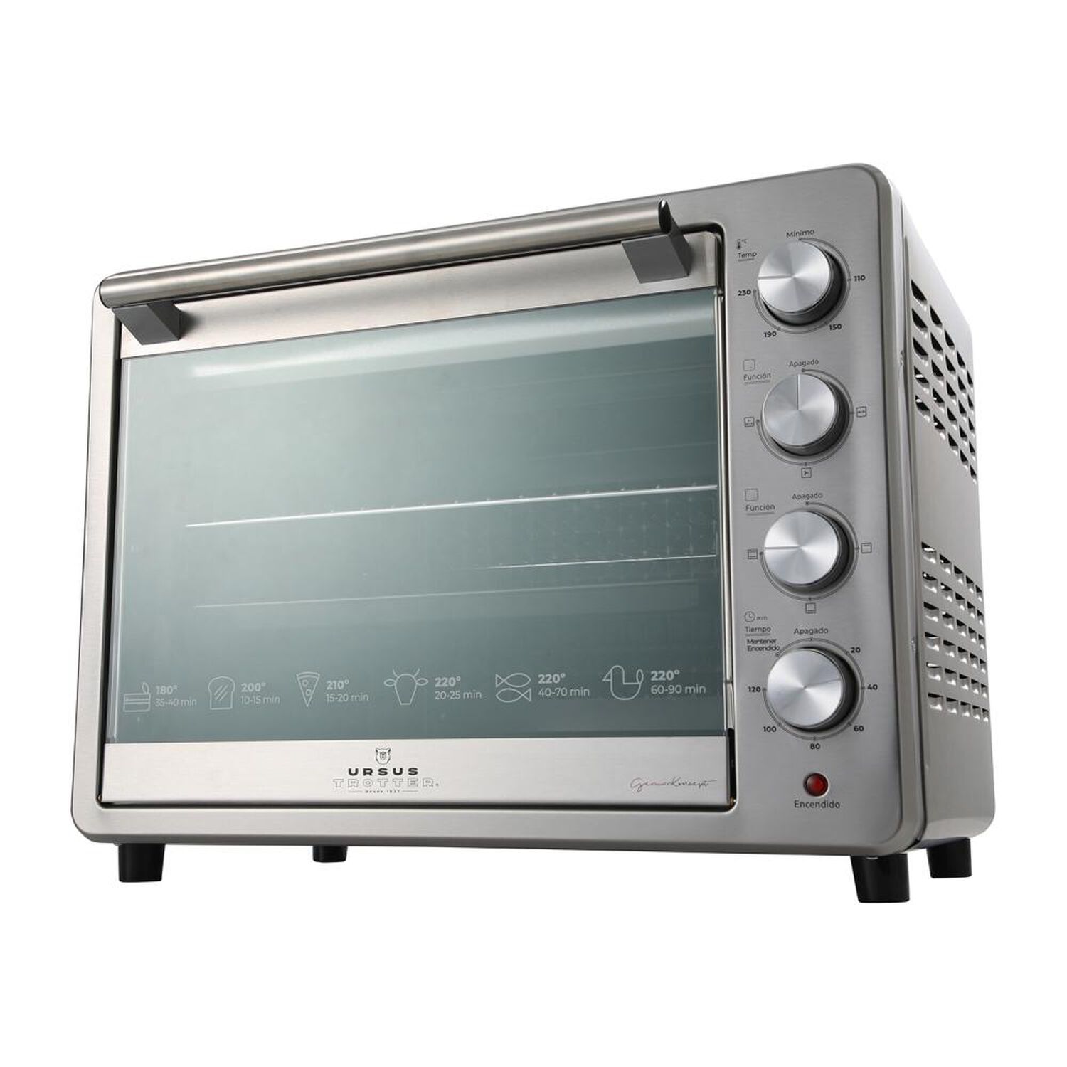 Horno El&eacute;ctrico Ursus Trotter UT-Backofen Pro-I  / 60 Litros / 2200W image number 2.0
