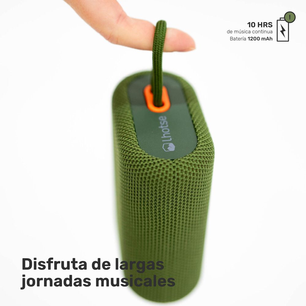 Parlante Portatil Bluetooth Lhotse Tune Up Verde image number 4.0