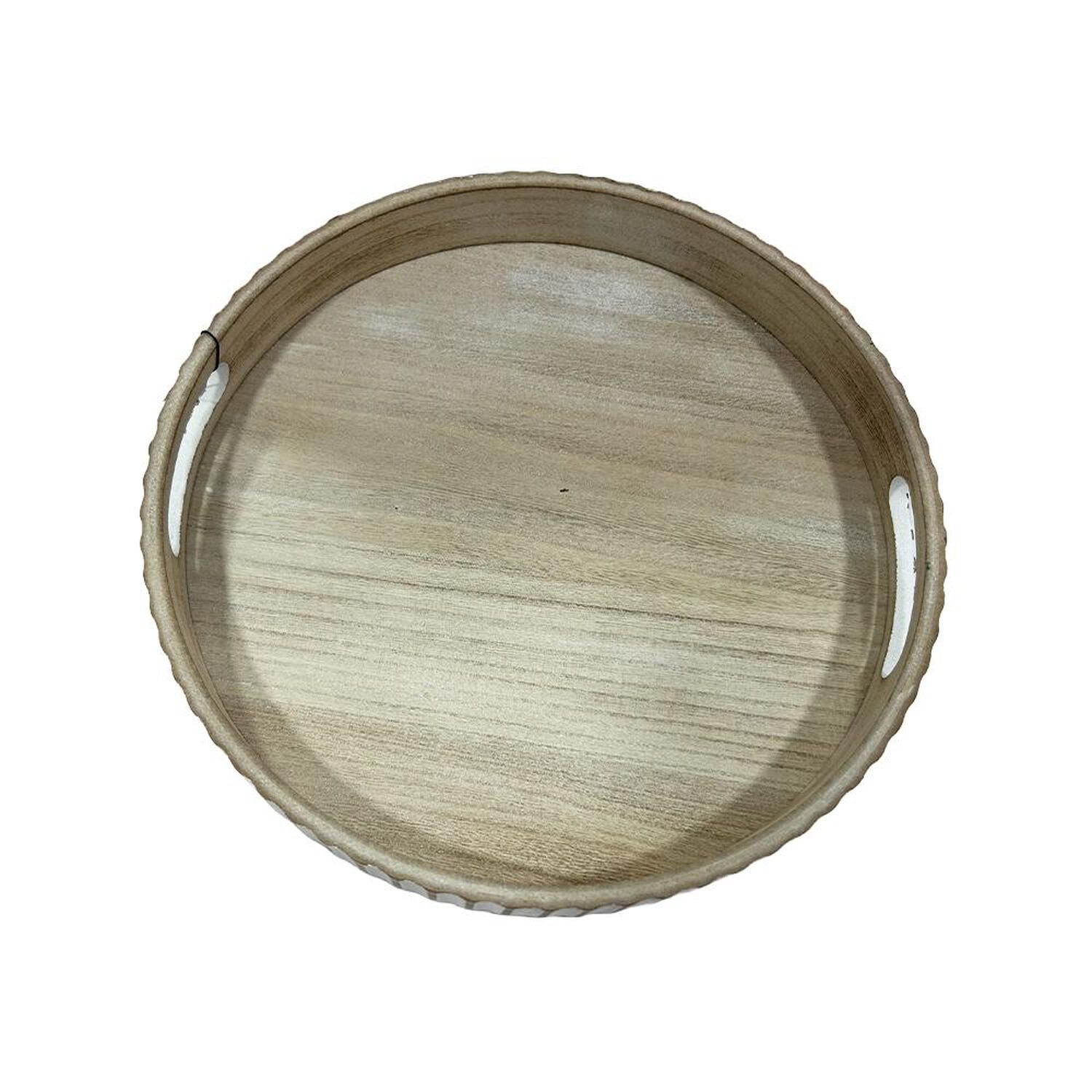 Bandeja Circular Con Dise&ntilde;o Blanco Belle Noite / 30 Cm image number 2.0