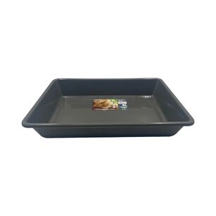 Arenero Bandeja Gato 9 Litros 48x33x8cm Negro Plastiken
