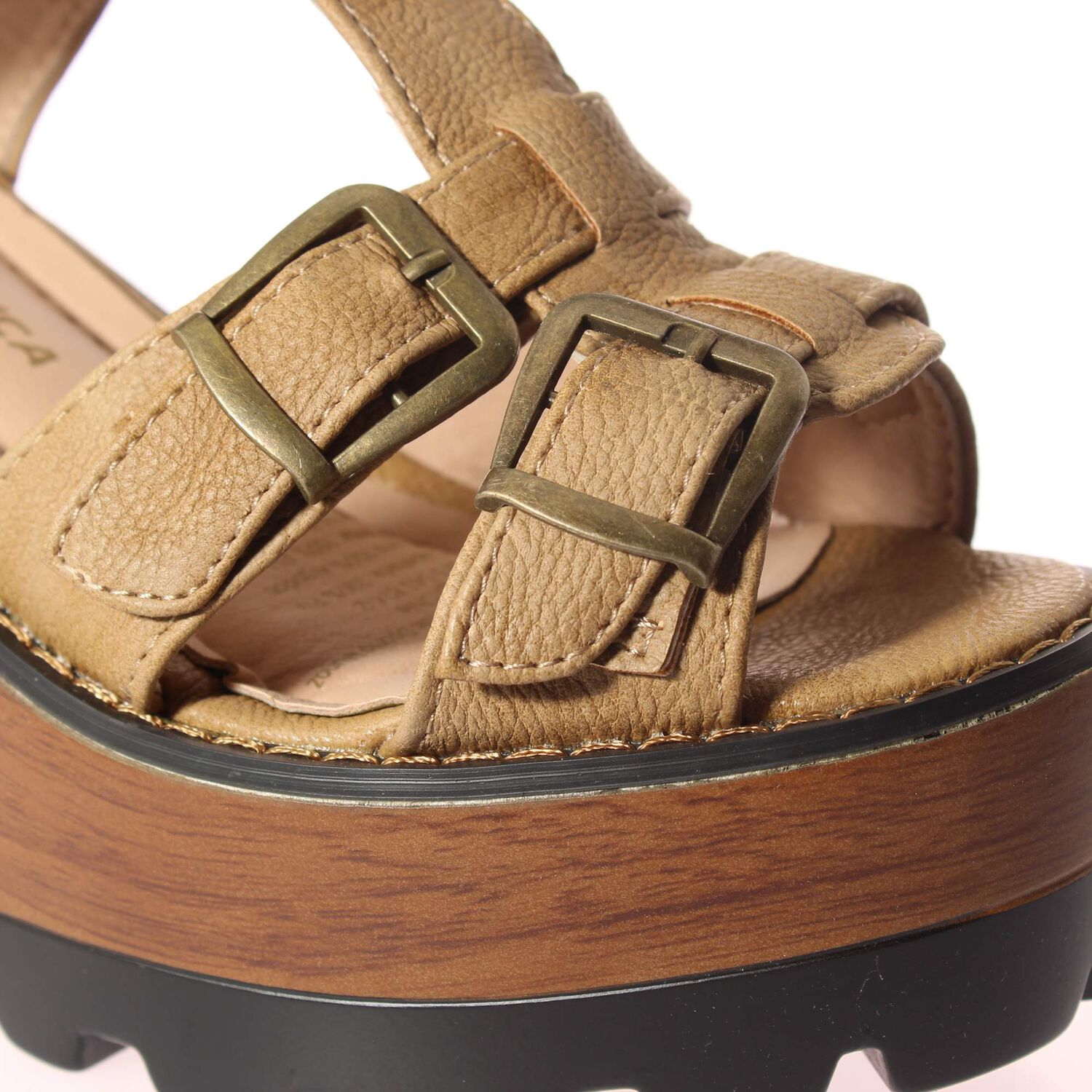 Sandalia Plataforma Beige V&iacute;a Franca Art. 5cp1605beige image number 4.0