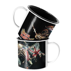 Taza Enlozada Lechera Iron Maiden Clasico