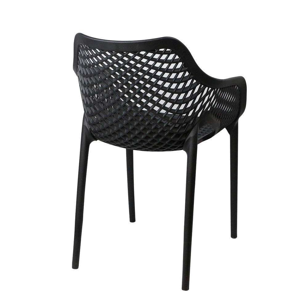 Silla Terraza Plástica Qatar Negra image number 5.0