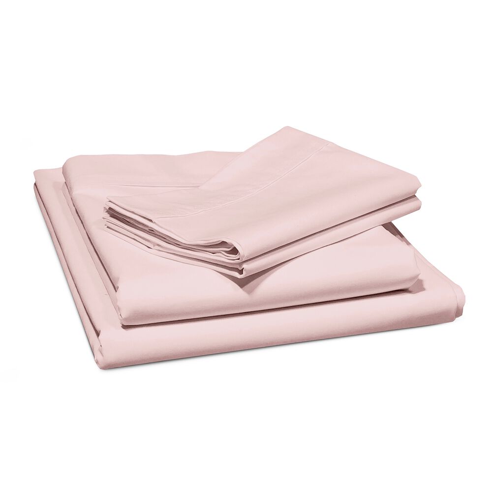 Sabana Andes 144 Hilos Lisa Rosa 2 Plazas image number 1.0