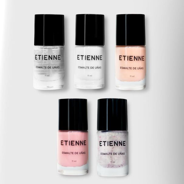 Set De Esmaltes French Nails Etienne