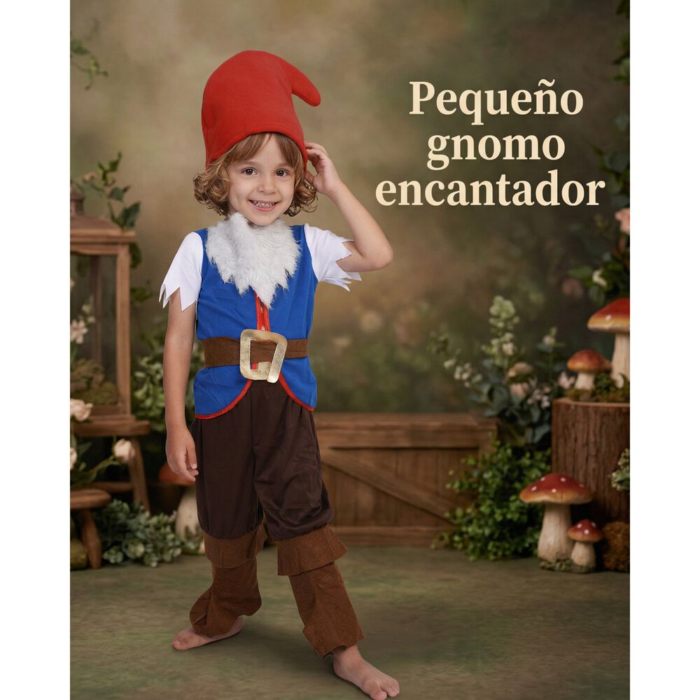 Disfraz Infantil Gnomo Jard&iacute;n image number 3.0