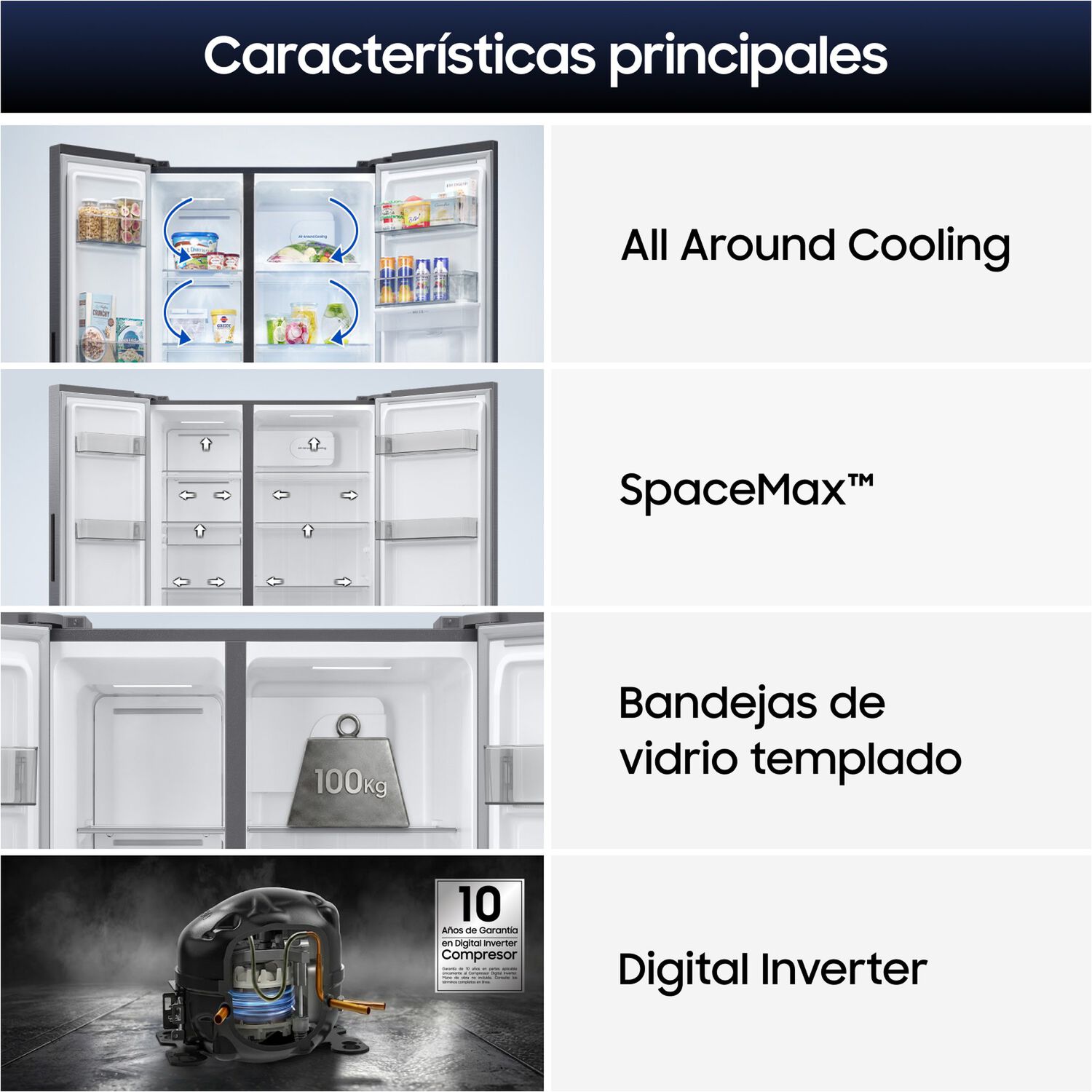 Refrigerador Side By Side 529 Litros Con Spacemax&trade; image number 5.0