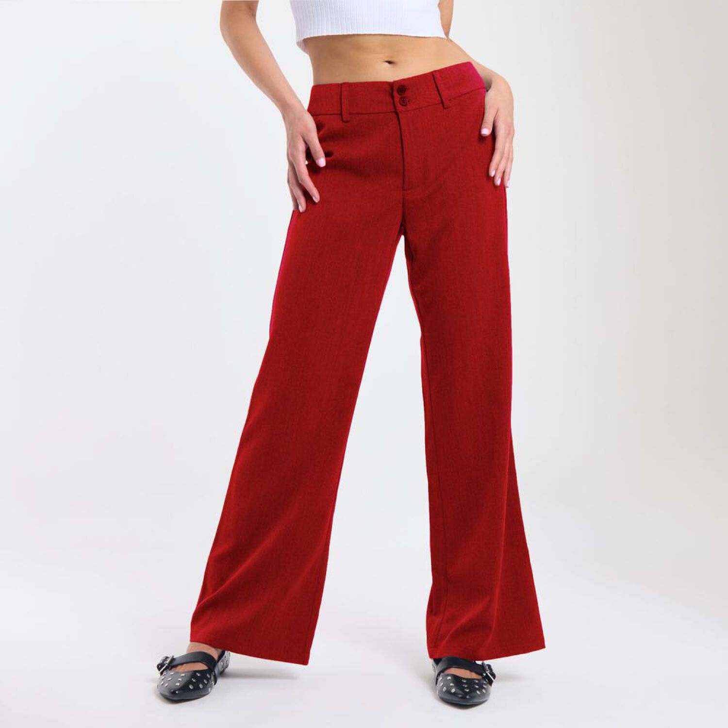 Pantal&oacute;n Cintura Elasticada Tiro Medio Mom Mujer Rolly Go image number 0.0