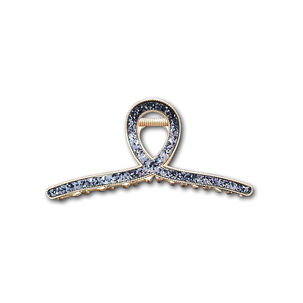Traba Brillos Garra Tiburón De Cabello Infinity Azul Marino