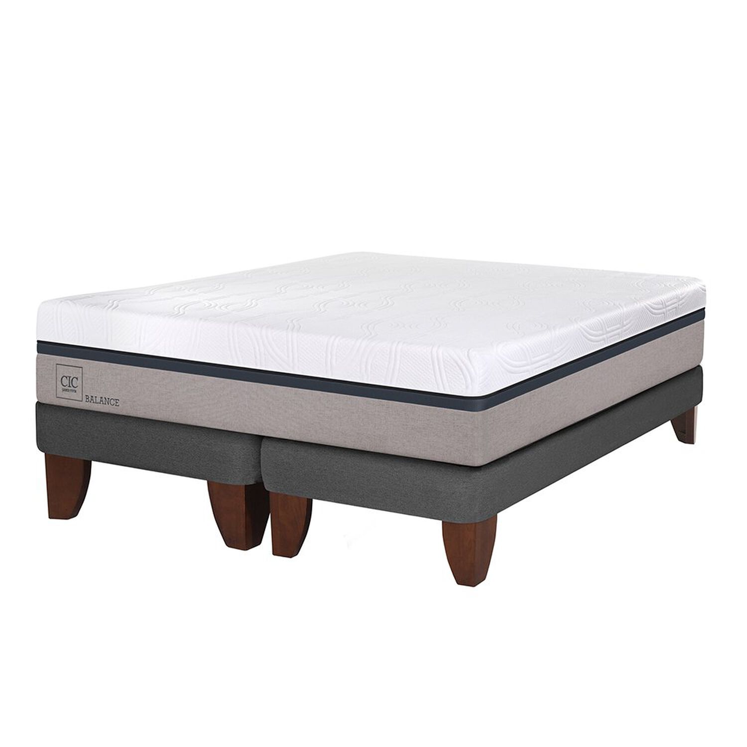 Cama Europea Cic Balance / King / Base Dividida image number 0.0