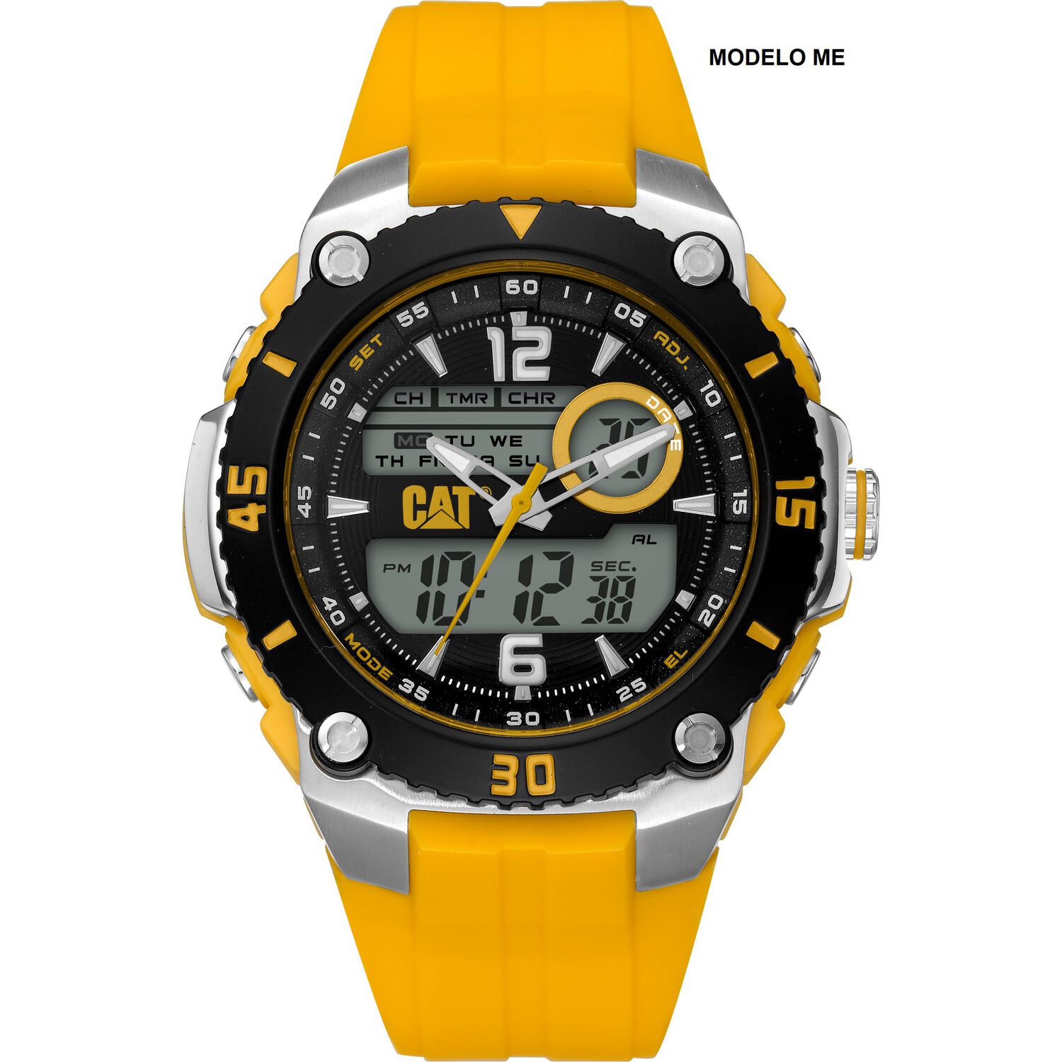 Correa Pulsera Cat Hombre Me-27 Amarillo image number 2.0