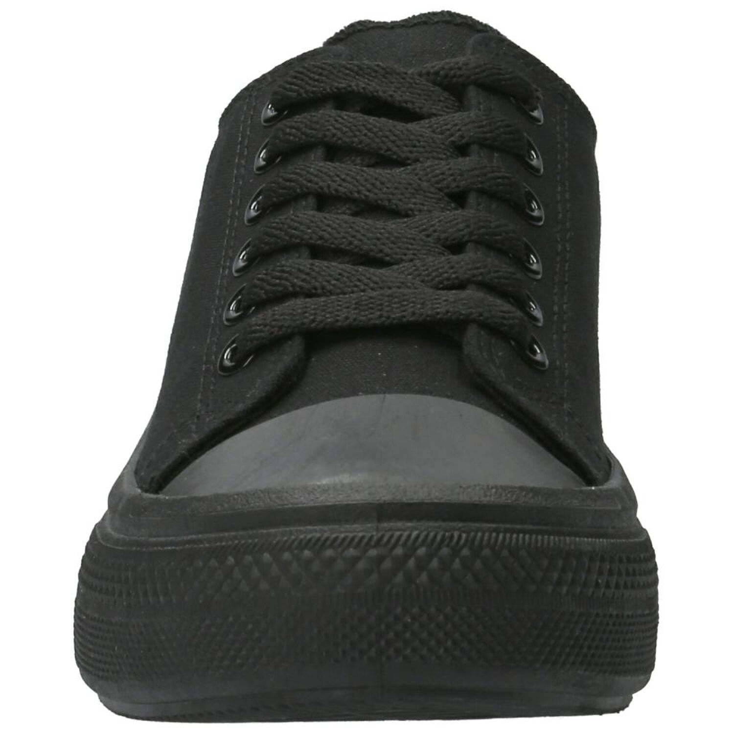 Zapatilla Urbana Mujer Azaleia Lona Negro image number 3.0