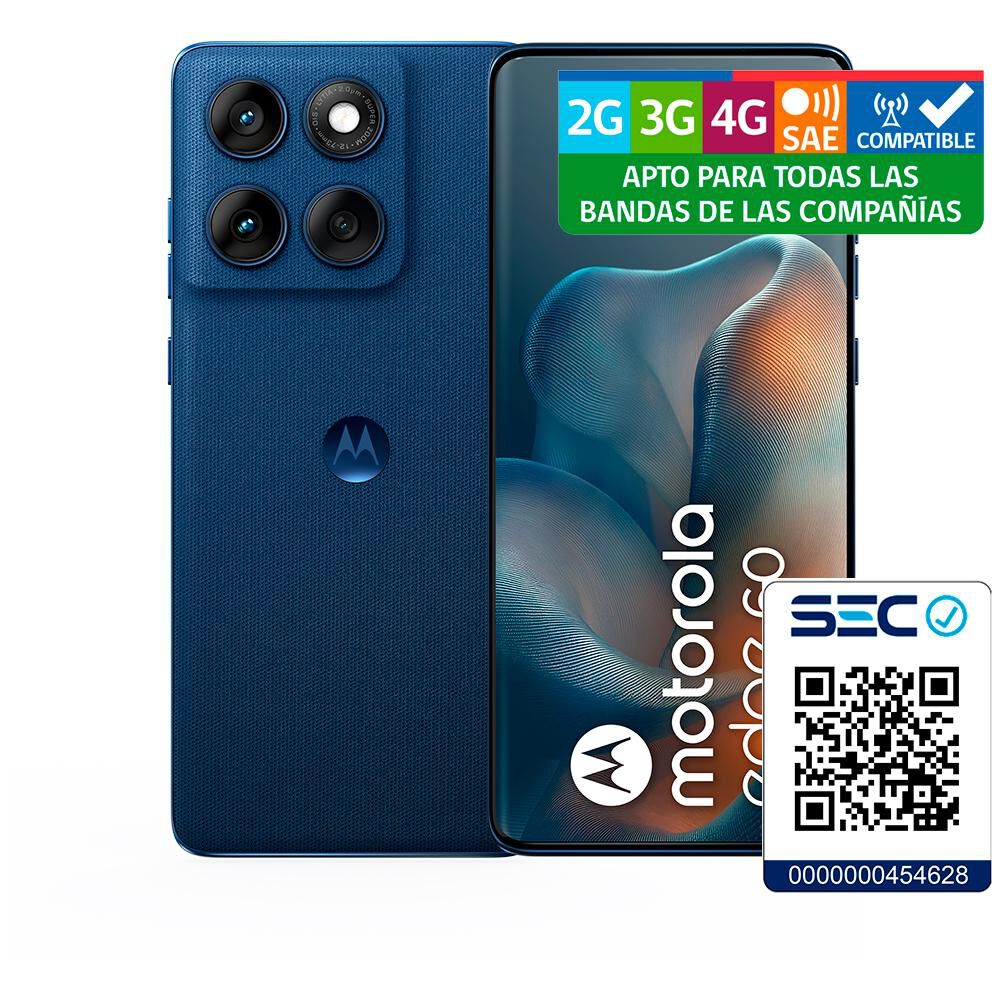 Smartphone Motorola Moto Edge 60 / 5G / 256 GB / Azul / Liberado image number 7.0