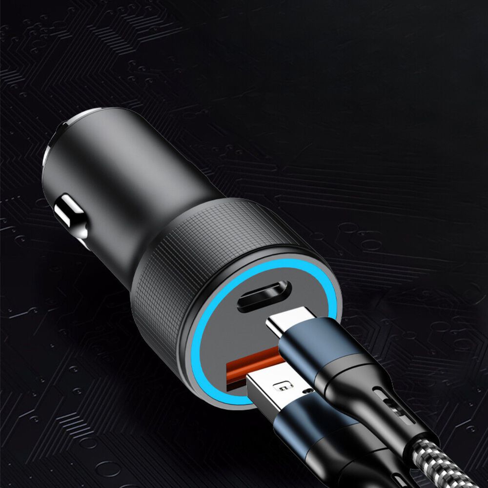 Cargador De Auto 12v 42w Max Usb-c+ Usb Power Delivery Q.c image number 2.0