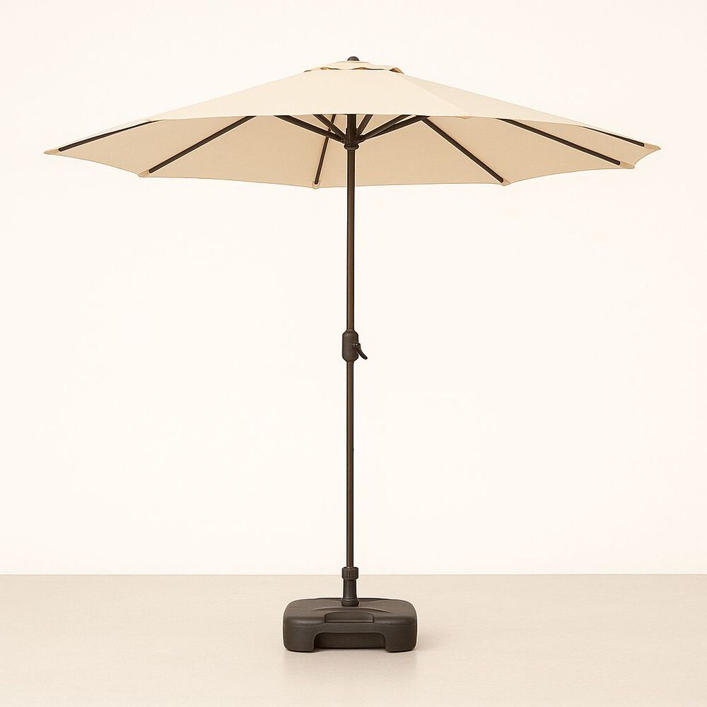 Quitasol Recto Beige 2,7 Mt + Base 22 Litros image number 0.0