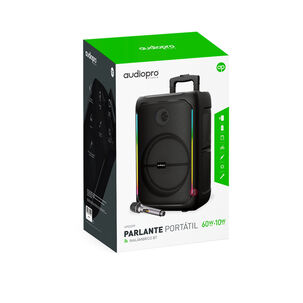 Parlante Karaoke 60w Bluetooth Micr&oacute;fono Inal&aacute;mbrico - Ps