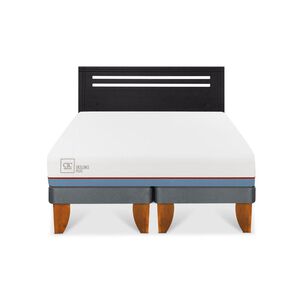 Cama Europea Cic Excellence Plus / 2 Plazas / Base Dividida + Respaldo