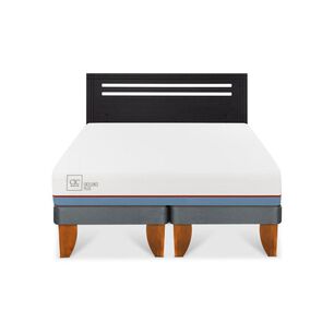 Cama Europea Cic Excellence Plus / 2 Plazas / Base Dividida + Respaldo