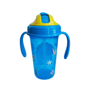 Botella Agua Entrenamiento Antiderrame Bombilla Para Ni&ntilde;os