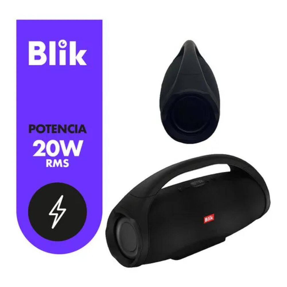 Parlante Bluetooth 20w Portatil Negro Booster2 image number 4.0
