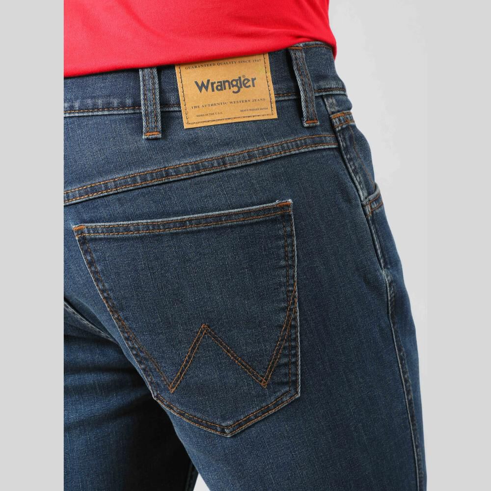 Jeans Tiro Medio Slim Fit Hombre Wrangler image number 3.0