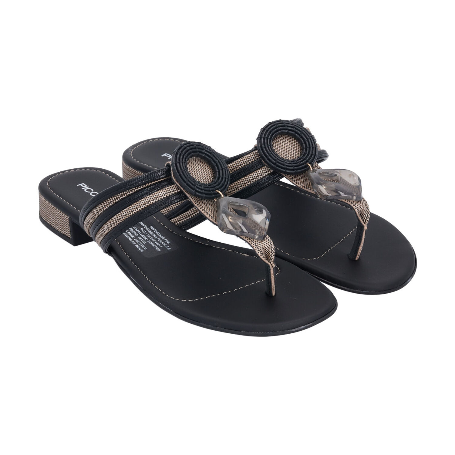 Sandalia Mujer 6239 Gabi Negro Piccadilly image number 0.0