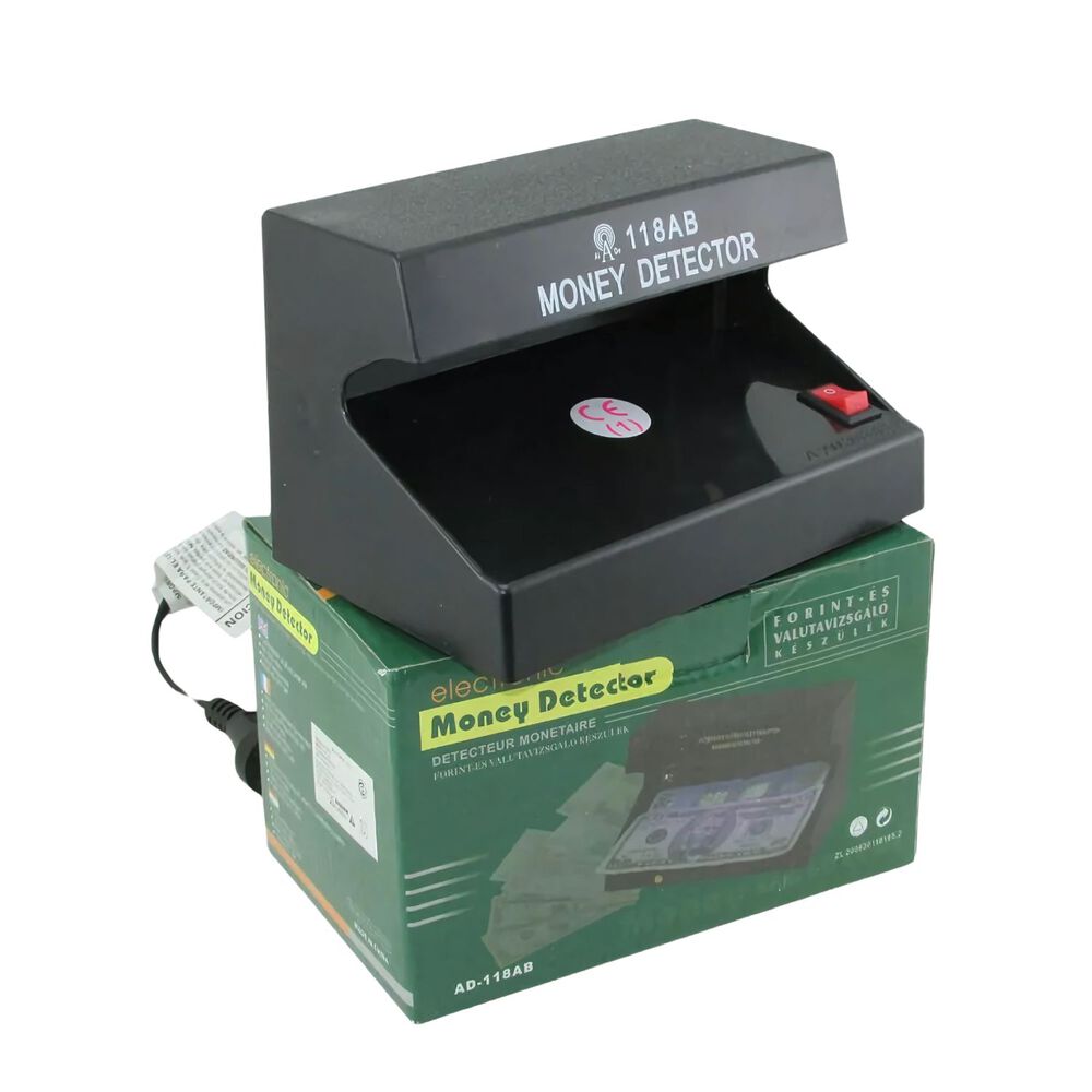 Detector De Billetes Falsos Luz Ultravioleta Seguridad image number 1.0