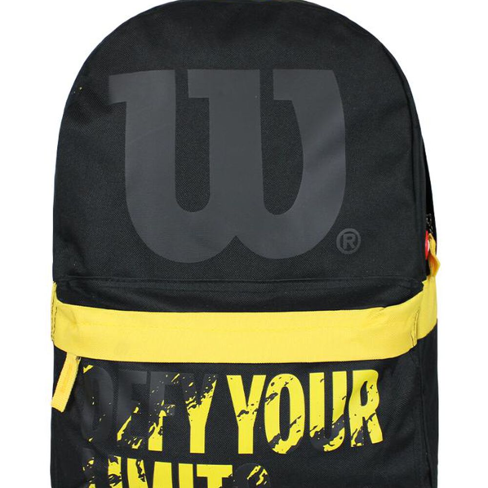 Mochila Defy Negra Con Amarillo Wilson image number 0.0