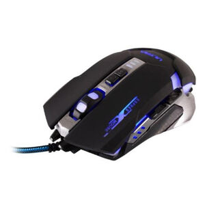 Mouse Alámbrico Ultra X 10 Retro-iluminado Gaming Usb 6 Botones